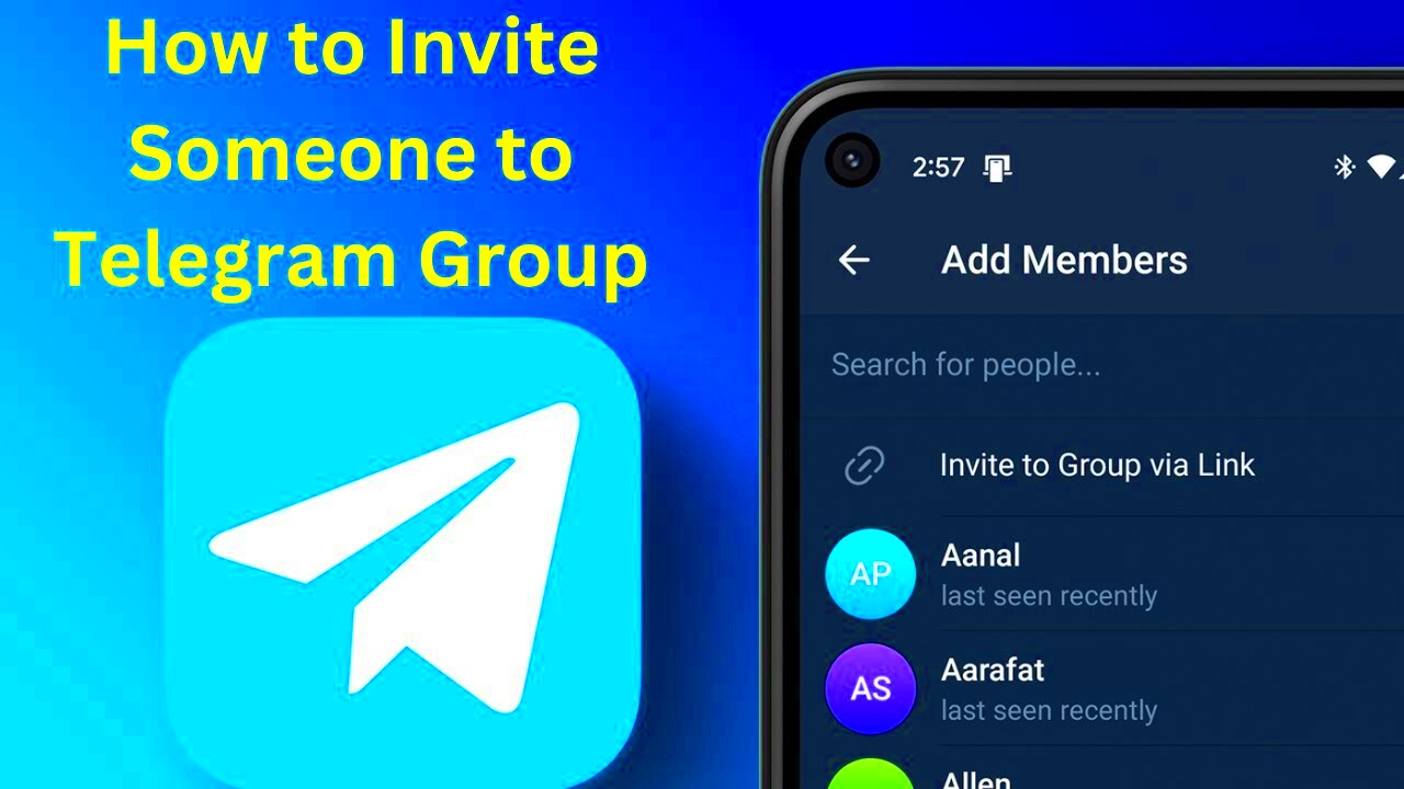 How to Invite Someone to Join Telegram Group  YouTube