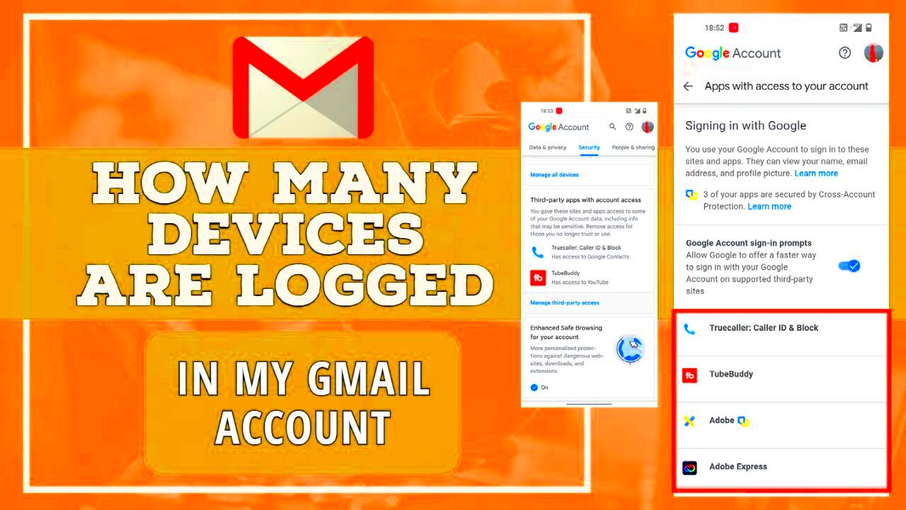 How do I See How Many Devices are Logged in the my Gmail Accounts