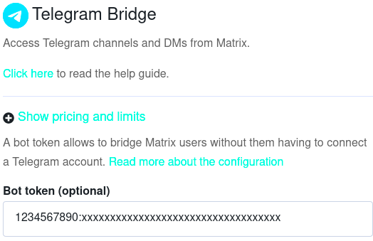 Telegram Bridge  Element Knowledge