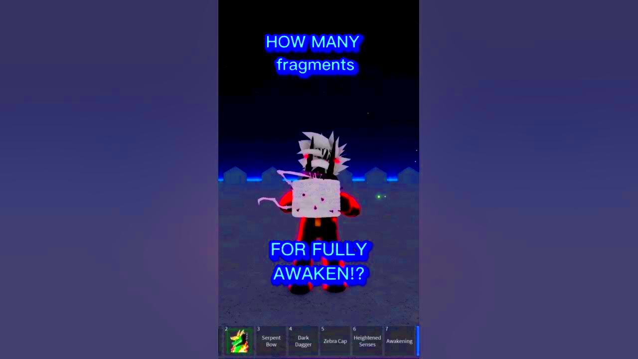 How many Fragments u need for fully Awaken Spider fruit Blox fruit