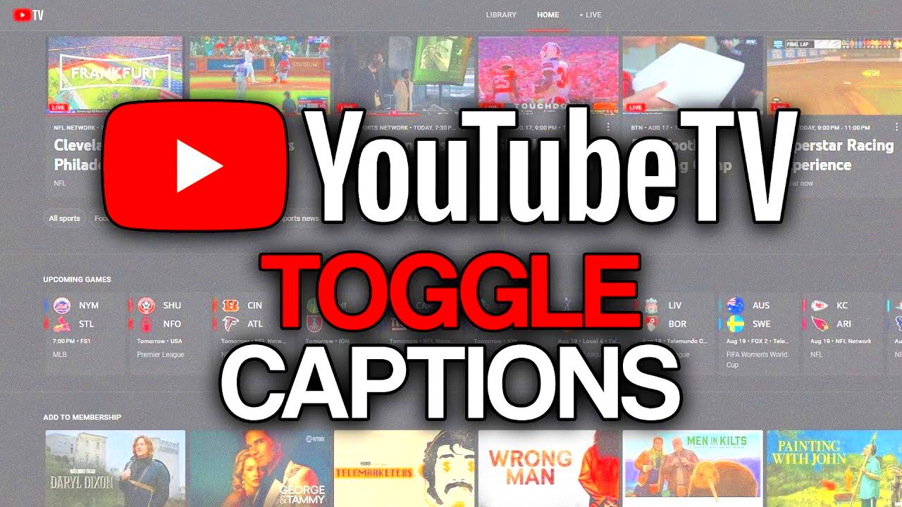 How to Turn Off  On Closed Captions on YouTube TV 2024  Full Guide