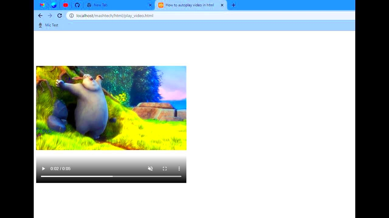 How to autoplay video in html  YouTube