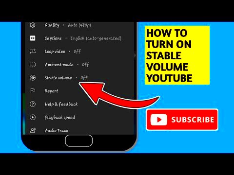 How to Turn on Stable volume youtube 2024  YouTube