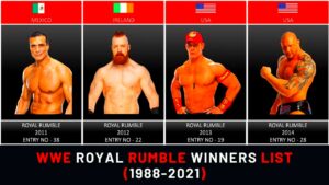 WWE Royal Rumble Winners list 19882021  History of all time wwe royal