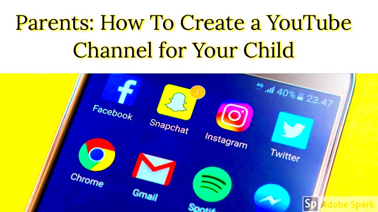 Parents How To Create a YouTube Channel for Your Child  YouTube