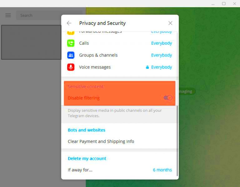 How To Disable Filtering on Telegram  ITGeared