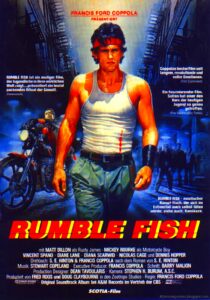 80s Movie Posters  Filmplakate der 80er Rumble Fish 1983