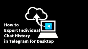 How to Export Telegram Chat History and Entire Account Data  YouTube