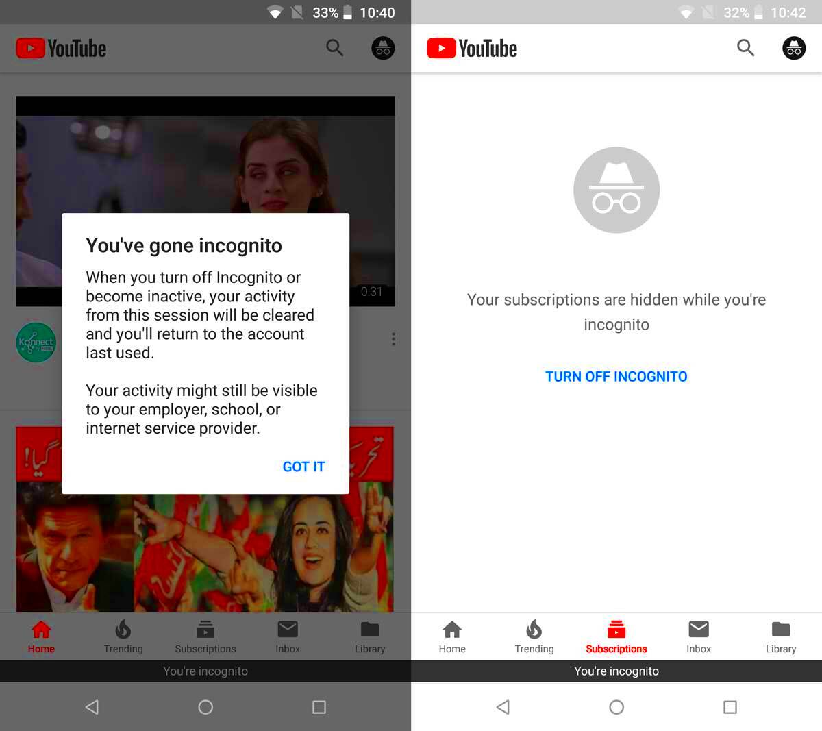 How To Use YouTube Incognito Mode On Android