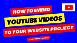 StepbyStep Guide to Embedding YouTube Videos on Your Website  HTML