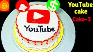 YouTube cake  Monetization celebration cake How to make YouTube theme