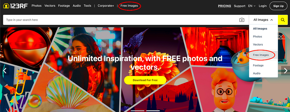 Downloading Images from 123RF for Free Quick Guide  IMGPANDA  A Free