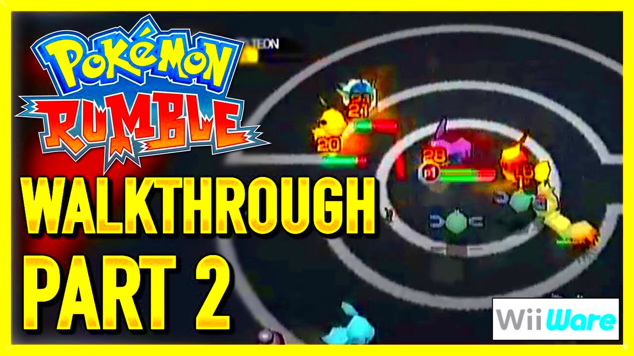 Pokemon Rumble  Walkthrough  Gameplay  Lets Play  WiiWare  Part 2