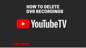 YouTube TV How to Delete YouTube TV DVR Recordings  YouTube TV DVR