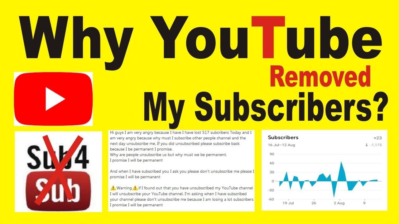 Why YouTube Removed My Subscribers in 2020  How to remove Youtube