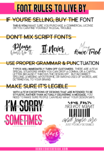 How to Use Typography to Enhance  Compliment Your Designs  Debbie