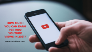 How much you can earn per 1000 Youtube Views in 2021  The SocioBlend Blog