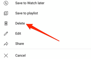 YouTube How to Delete a Short