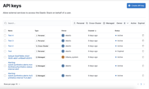 API Keys  Kibana Guide 815  Elastic