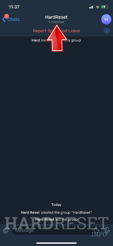How to Leave Group in Telegram  HardResetinfo