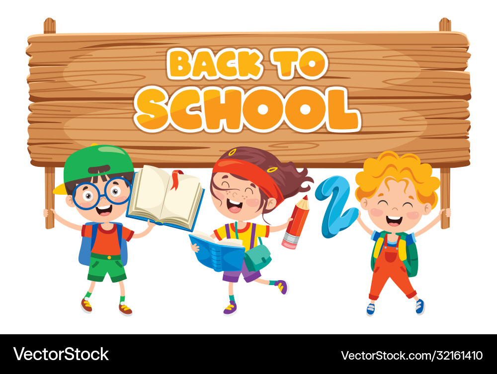 Back to school Royalty Free Vector Image  VectorStock