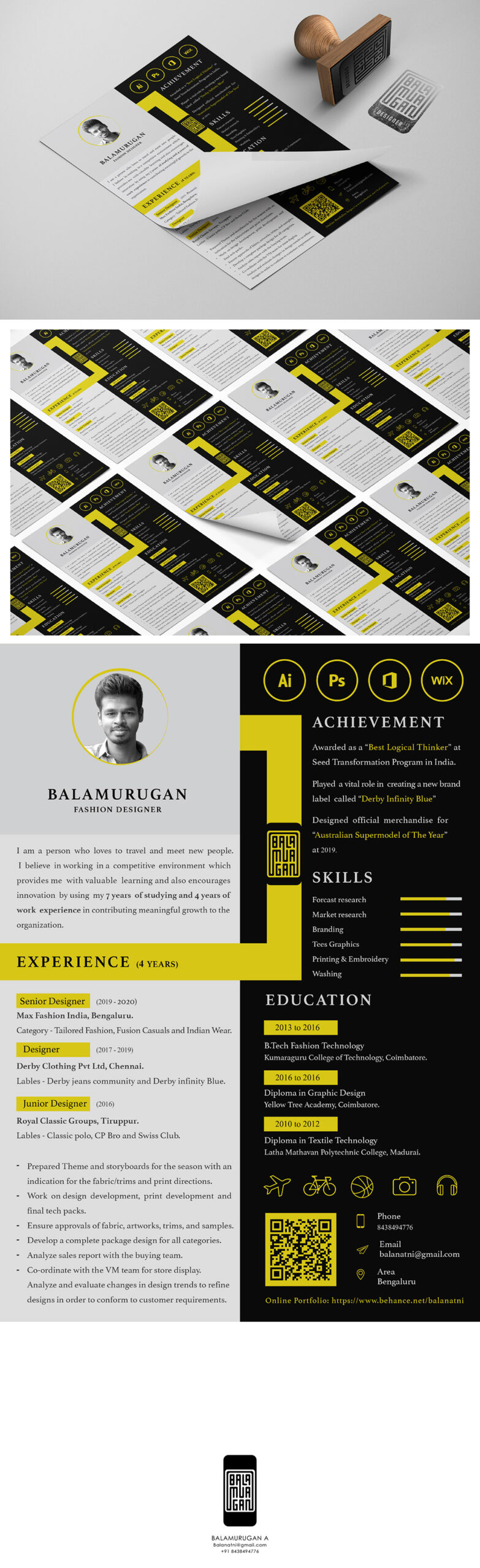 RESUME on Behance