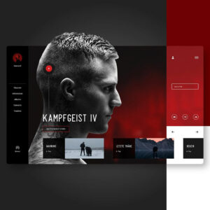 Music Streaming Web Design 2  Images  Behance