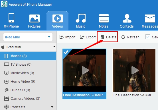 Delete videos from iPad the easy way