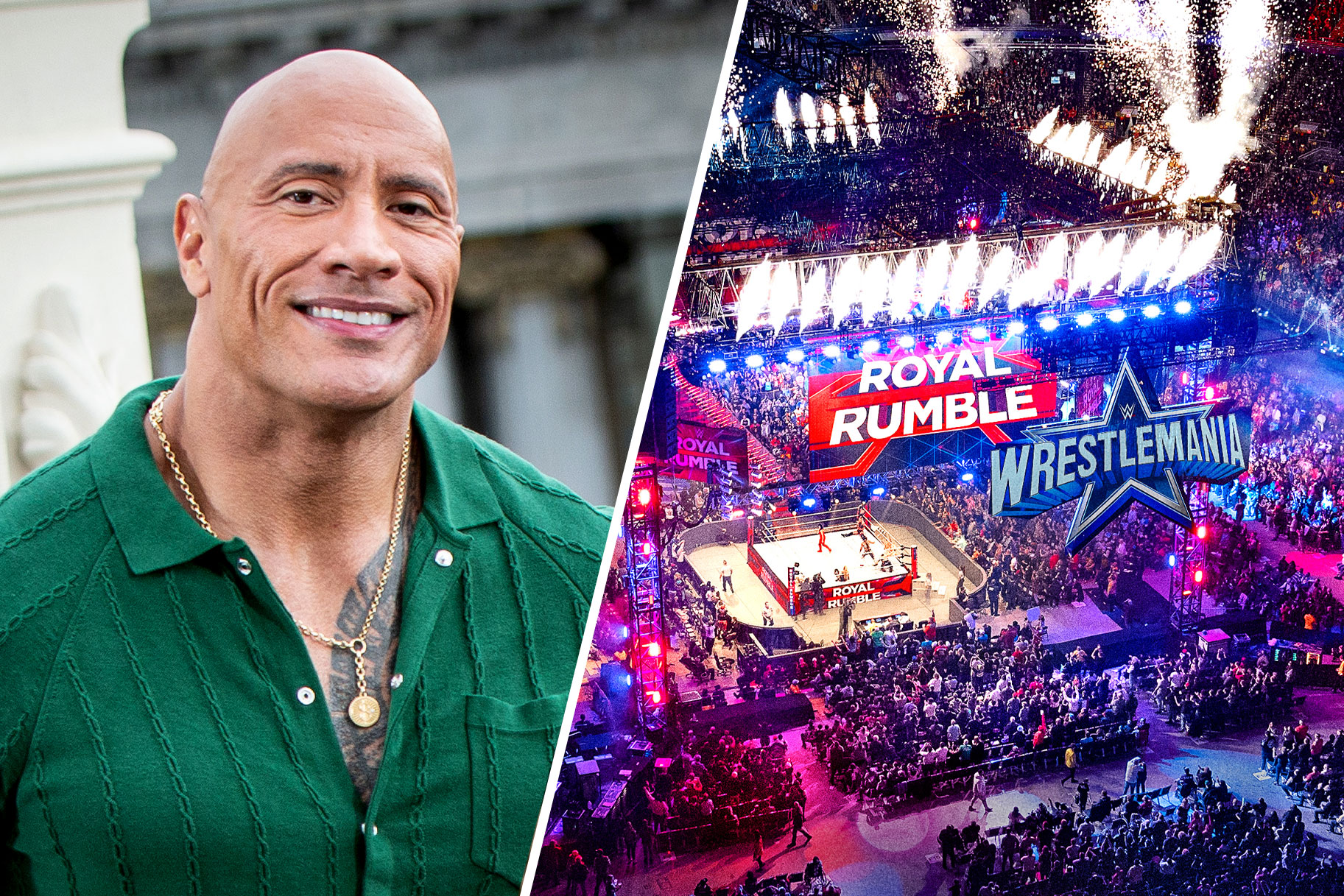 Are Royal Rumble Posters Teasing The Rocks Return To WWE  USA Insider