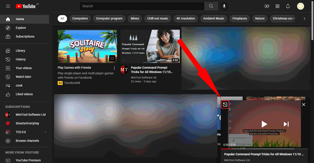 How to Watch YouTube Videos while on Another Tab or App