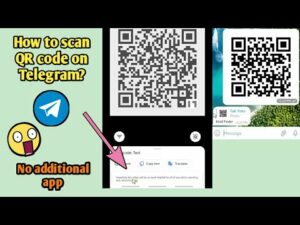 How to scan QR code on Telegram  YouTube