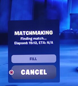 I was trying to play team rumble and even after 15 minutes I could not