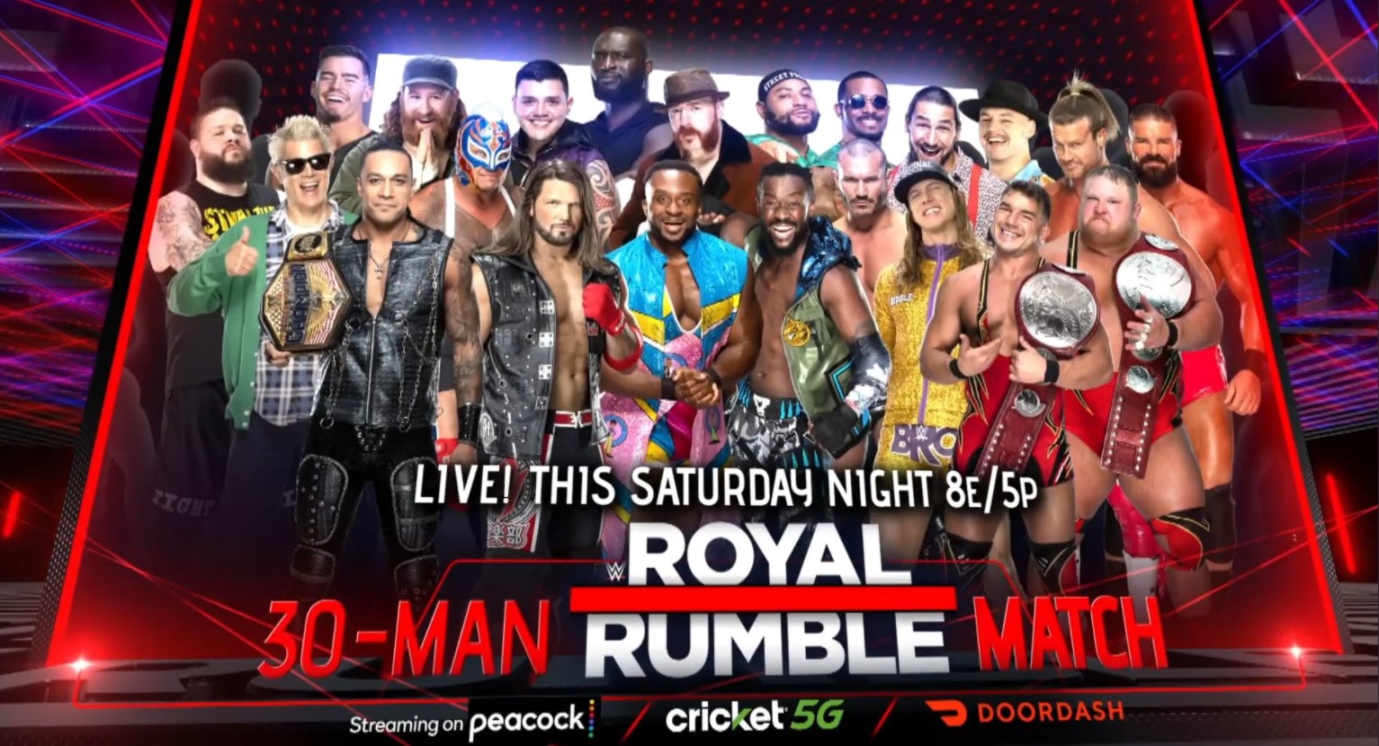 WWE Royal Rumble 2022 7 names added to the mens Rumble