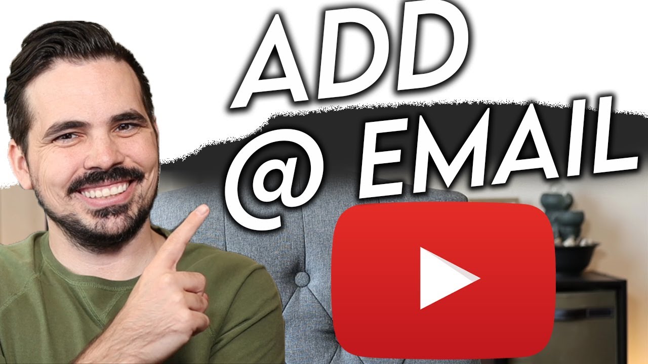 How To Add a Clickable Email Address to Your YouTube Channel  YouTube