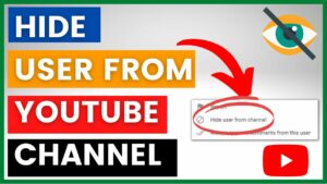 How To Hide A User From YouTube Channel in 2024  YouTube