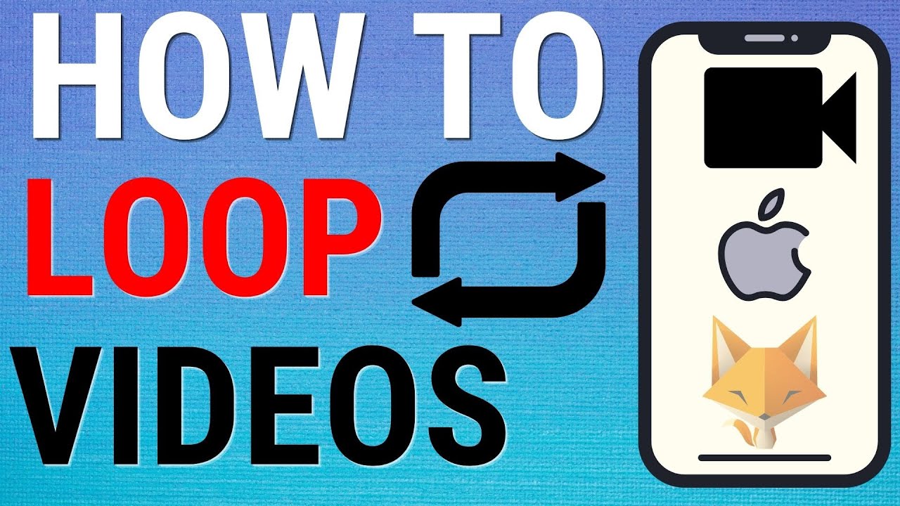 How To Loop Videos On iPhone  YouTube