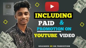 Including Paid Promotion on YouTube video  How to include paid