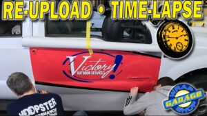 Victory Outdoor Services F350 Wrap  TIMELAPSE  Sound Issues FIXED