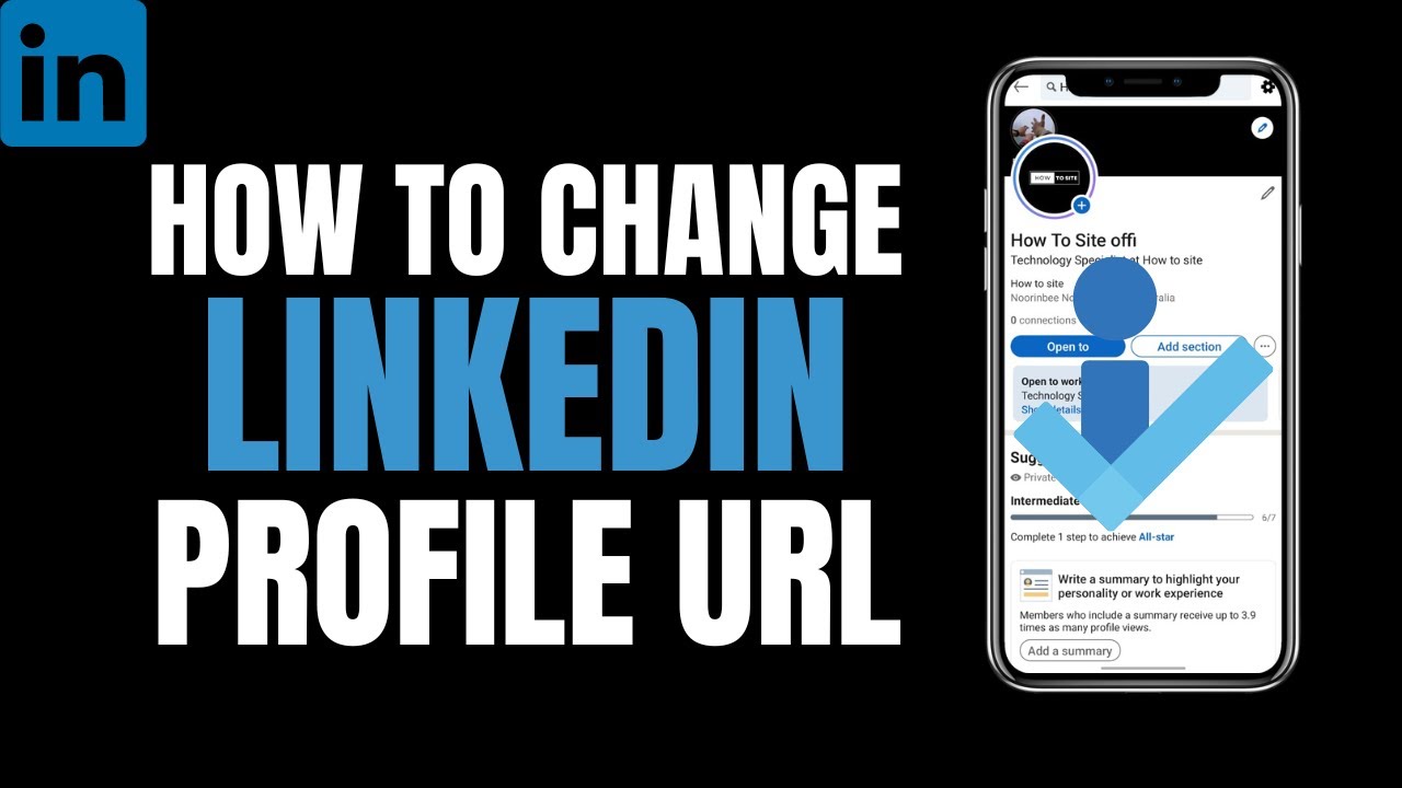 How to Change LinkedIn Profile URL  YouTube