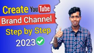 YouTube brand account kaise banaye  How to create youtube channel