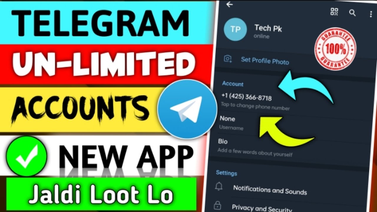 How to create Telegram Account without phone number FKE Telegram