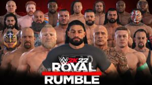 WWE 2K22  30 Man Royal Rumble Match PS5  YouTube