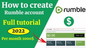 How to create Rumble account  how to verify rumble account  rumble