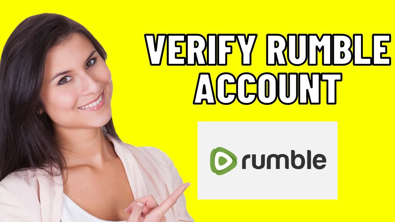 How To Verify Rumble Account Easy 2023  YouTube