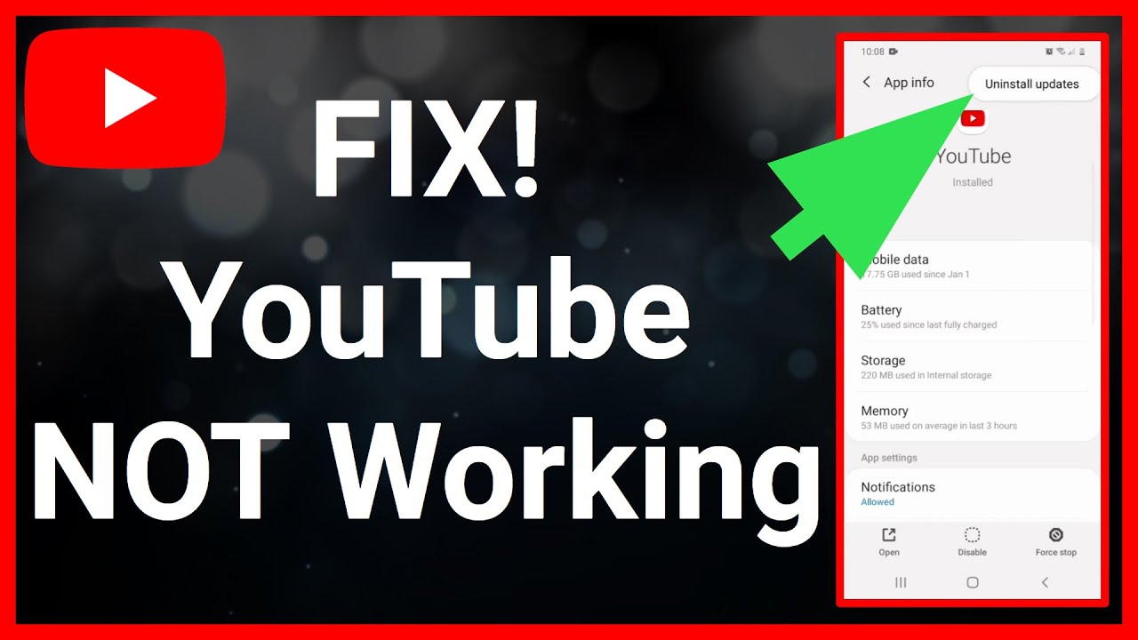 How To Fix YouTube And Play Store Not Working On Android  YouTube