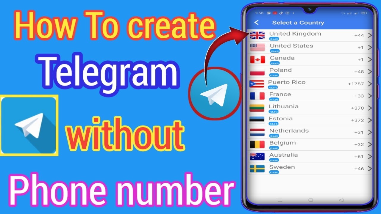 How To Create Telegram Account Without Phone Number In 2022 Use