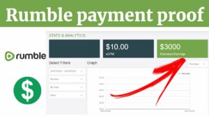 rumble payment proof  rumble earn money payment proof  rumble video