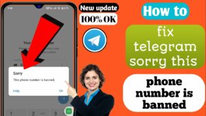 how to fix telegram sorry this phone number is banned  YouTube