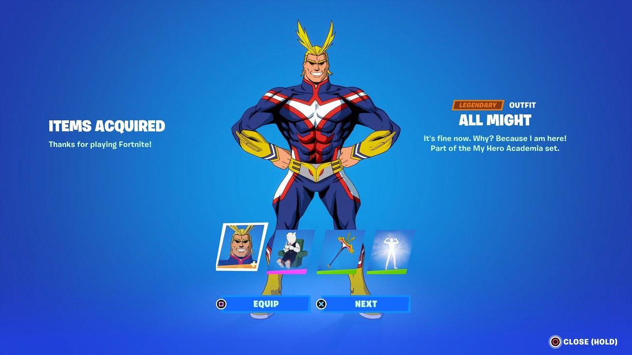 How To Get ALL MIGHT BUNDLE FREE in Fortnite Unlocked All Might Free