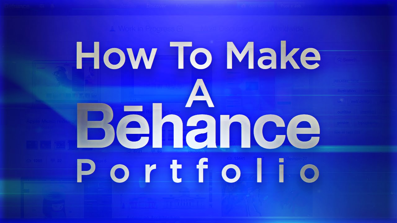 Tutorial How To Make A Behance Portfolio  YouTube